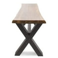 thumbnail image 6 of Noble House Sanibel 63" Wood Top Patio Dining Bench in Teak, 6 of 10