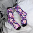 thumbnail image 5 of Cauagu cute rainbow mushroom Skull Print Crew Socks for Women and Men,Adult Athletic Running Socks 1-Pair Sports Socks Work Gear Socks with Moisture Wicking, 5 of 6