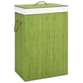 thumbnail image 5 of vidaXL Collapsible Laundry Basket Dirty Clothes Hamper Laundry Bin Bamboo, 5 of 9