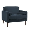 thumbnail image 6 of UIXE Oversized Accent Chair Set of 2 Corduroy Fabric Modern Armchair with Large Seat for Living Room Bedroom Reading, Navy Blue, 6 of 6