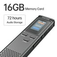 thumbnail image 2 of Activated Digital Voice Recorder 0.96in TFT Color Screen Portable Voice Activated Audio Recording Device For Lectures Meetings Class Interview, 2 of 7