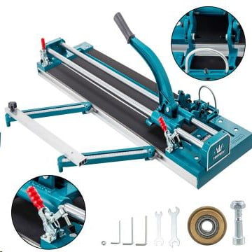 

VEVOR 39 inch/1000mm Tile Cutter Double Rail Manual Tile Cutter 3/5 inch Cap with Precise Laser Positioning Manual Tile Cutter Tools for Precision Cutting