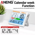 thumbnail image 3 of Termómetro La Estación Meteorológica Reloj Alarma/calendario Digital Pantalla LCD, 3 of 9