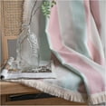 thumbnail image 3 of Vireellx Farmhouse Blackout Curtains，Contrasting Stripes Cotton Linen Curtains, with White Tassel Rod Pocket Curtains, Living Room Bedroom Dining Room, 3 of 7