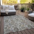 thumbnail image 6 of Addison Rugs Chantille Indoor/Outdoor Transitional Damask Beige Washable Rectangle Rug, 8' x 10', 6 of 6