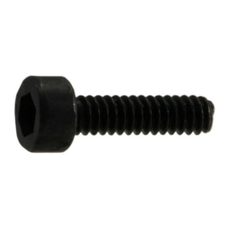 

1.6mm-0.35 x 6mm Black Oxide Knurled Hex Socket Cap Screws (30 pcs.)