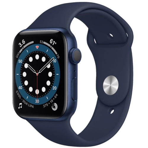 Pre-Owned Used Apple Watch Series 6 44MM Blue - Aluminum Case - Deep Navy Sport Band