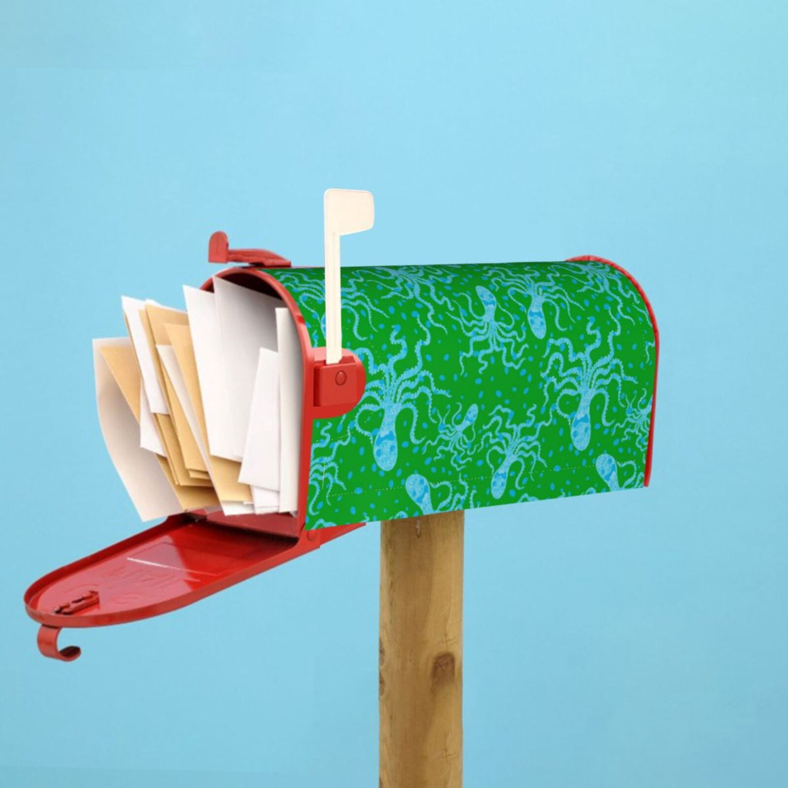 Kdxio Magnetic Mailbox Cover 21x18 in Mailbox Cover Outdoor Decoration Holiday Mailbox Covers for Home Garden Yard-21x18 in