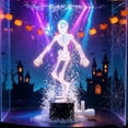 thumbnail image 4 of FastXmas Halloween Decorations, Aquarium Dancing Skeleton Air Bubbler Ornaments, Funny Jumping Skeleton Ornament for Tank Deco , Unique Gift for Aquarium Lovers, 4 of 8
