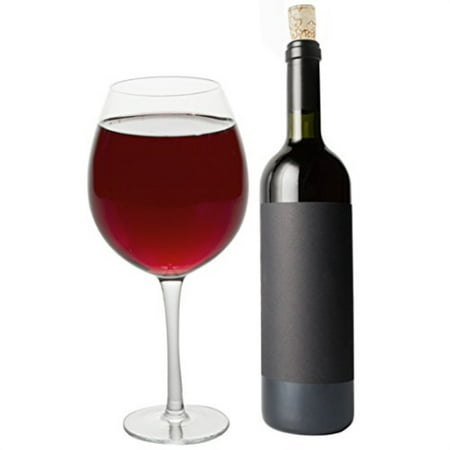 Oversized Extra Large Giant Wine Glass -33.5 oz - Holds a full bottle of (Best Way To Ship Wine Bottles)