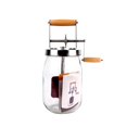 thumbnail image 1 of Batidor de con manivela, rústico, 1 Uds., utensilios de cocina hechos a mano, de acero inoxidable 1.5L perfke Batidora de mantequilla con manivela, 1 of 9