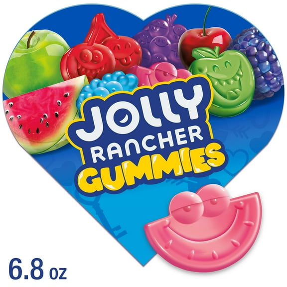 JOLLY RANCHER Gummies Original Fruit Flavored, Valentine's Candy Gift Box, 6.8 oz