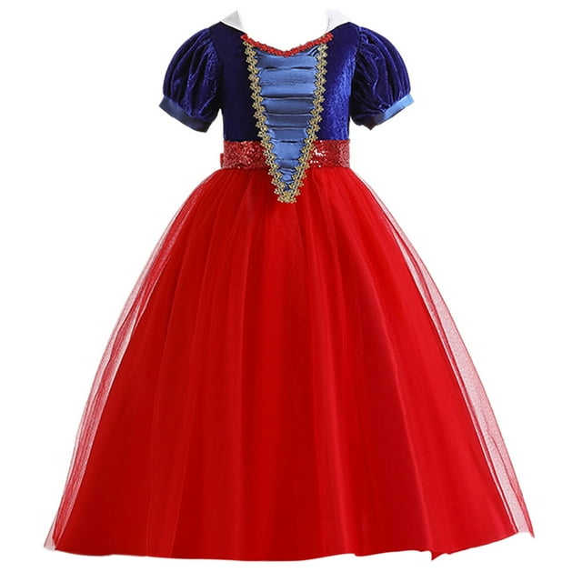 Robe Fille Costume Princess Fête d'Anniversaire Cosplay Costumes de Noël