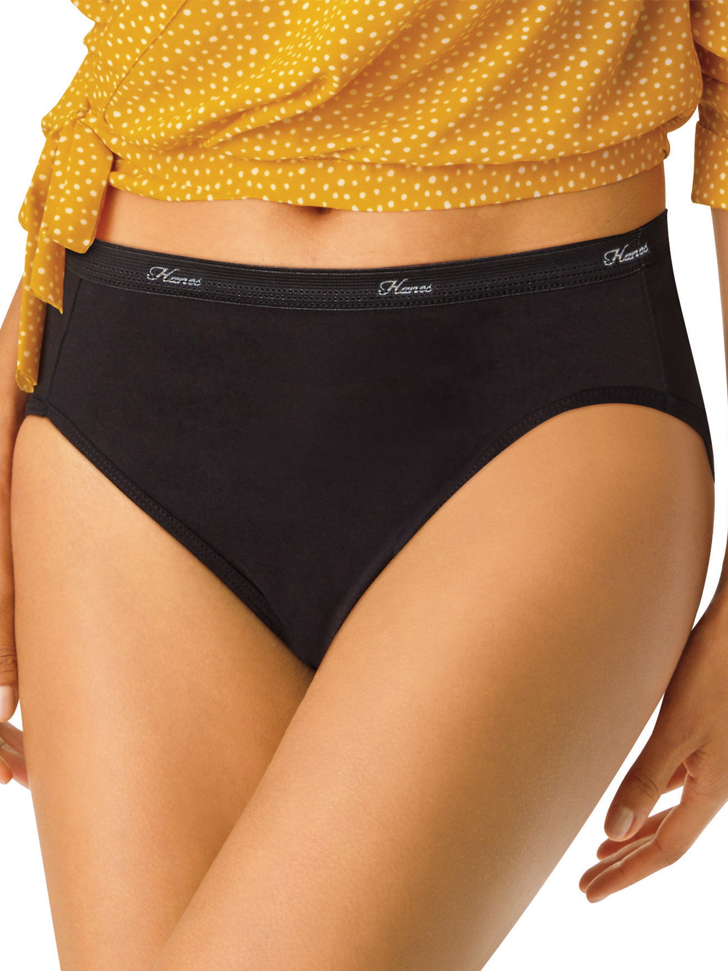 Clothing Hanes Women's 6 pk Size 7 Large Hi Cut Panties Pink Lav Cool Comfort 