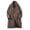 Coffee, variant on Aihuaihua Men's Trench Coat with Two Piece Lapel Collar Warm Woolen Blend Overcoat for Fall Winter Black XXL