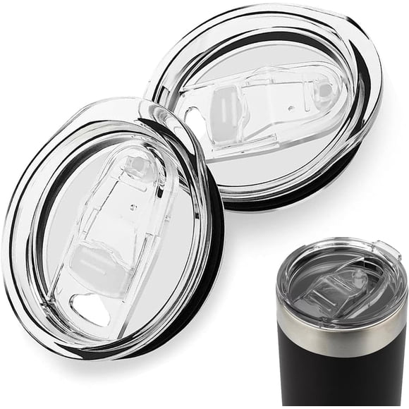 4 Pcs 20 oz Skinny Tumbler Replacement Lids, 2.75" Cup Mouth Yeti Simple Modern Lid, Spill Proof Cup Covers for Mouth Tumbler