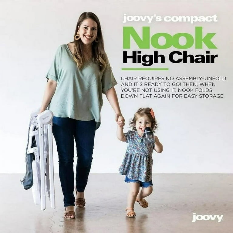 Joovy Nook High Chair Featuring Four Position Adjustable Swing