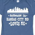 thumbnail image 4 of Inktastic Kansas City Missouri Loves Me Skyline Boys or Girls Baby Bodysuit, 4 of 5