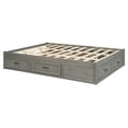 thumbnail image 5 of CoSoTower Queen Size Platform Bed with 6 Storage Drawers, Antique Gray, 5 of 9