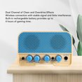 thumbnail image 4 of Electric Guitar  Dual Channels Guitar  Speaker Rechargeable   Guitar Amp For Playing, 4 of 8