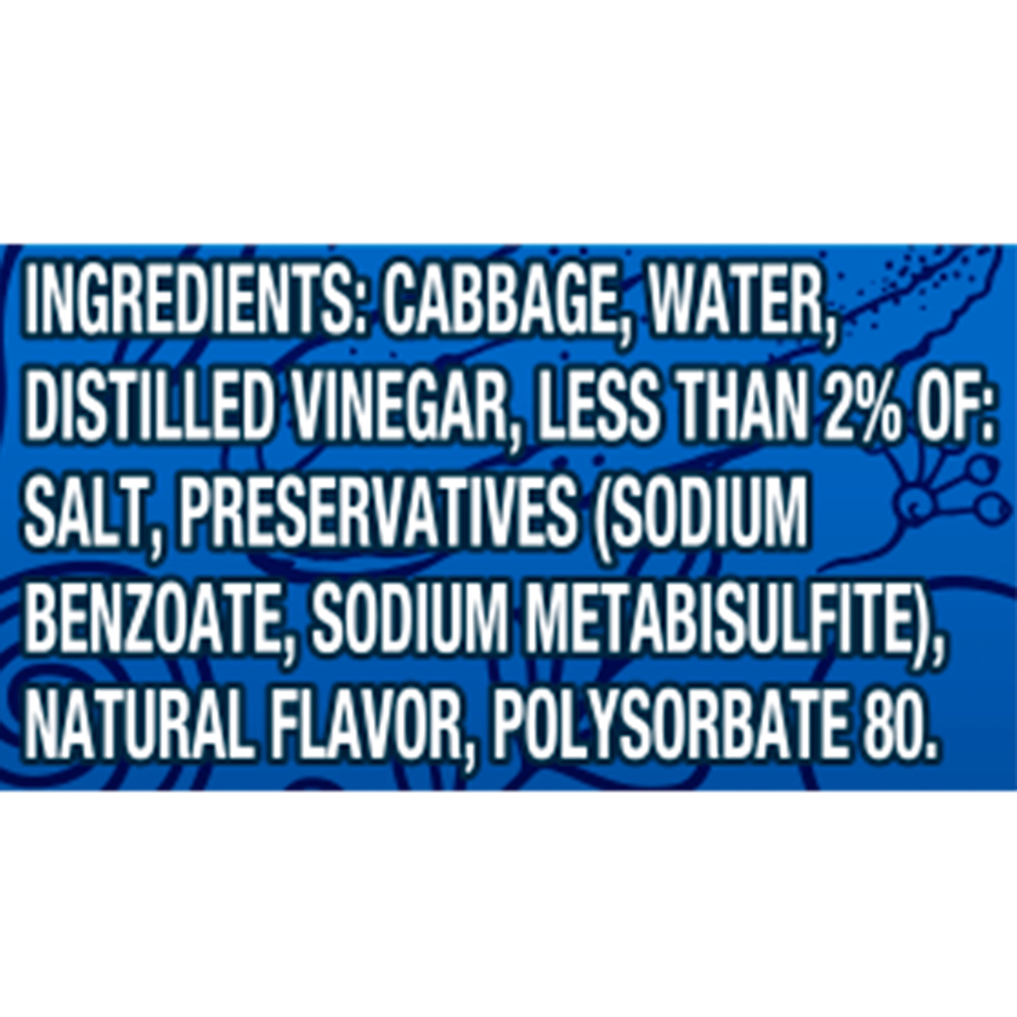 (4 pack) Vlasic Old Fashioned Sauerkraut, 32 fl. oz.