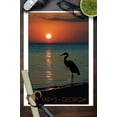 thumbnail image 3 of St. Marys, Georgia, Heron and Sunset (9x12 Wall Art Print, Home Decor), 3 of 3