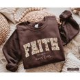 thumbnail image 4 of Faith Over Fear Sweatshirt – Isaiah 41:10 Floral Bible Verse Christian Crewneck, Inspirational Jesus Sweater for Women, Faith Gift & Religious Apparel, 4 of 7