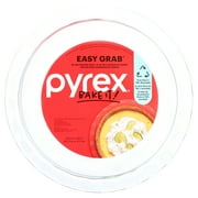 Glass Pie Plate 9.5, Pyrex®, Easy Grab, 1 Piece
