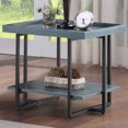 thumbnail image 2 of Furniture of America Uurt 1-Shelf End Table, Antique Blue, 2 of 7