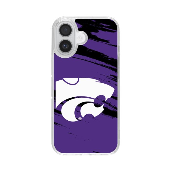 Kansas State Wildcats HD Phone Case for Apple iPhone 17 (Paint Stripe) by Affinity Bands