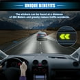 thumbnail image 3 of Unique Bargains 10pcs Reflective Stickers Arrow Shape Safety Tape Reflector Universal for Cars PET Fluorescent Yellow, 3 of 7