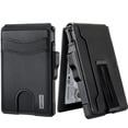 thumbnail image 1 of Wallet Umoven - Cartera para hombre con bloqueo RFID, color negro oscuro, 1 of 6