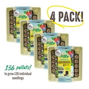 Jiffy 34-Cell 11 In. x 11 In. Self Watering Greenhouse Seed Starter Kit T34HG