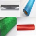 thumbnail image 4 of INTBUYING 1yard Glitter Heat Transfer Vinyl Film Heat Press Cutter Plotter (Red), 4 of 4