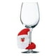 thumbnail image 5 of Adornos para copas de vino de Navidad, Papá Noel, muñeco de nieve, alce, copa de vino, anillo, fiesta de Navidad de Año Nuevo, decoración de mesa para el hogar, regalos de Navidad, 5 of 5