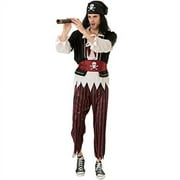 Pillaging Pirate Men's Halloween Costume Buccaneer Caribbean Sea Captain, M