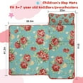 thumbnail image 5 of Pioneer Flower Floral Print Pattern Toddler Nap Mats for Kids Preschool,Sleeping Mat Bag or Kids,Toddler Sleeping Bag,Toddler Nap Mat or Daycare, 5 of 6