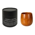 thumbnail image 2 of Big Belly Wooden Cup - Natural Wood Cup, 3.4 oz, Single Pack with Kraft Paper Tube, Style H, 2 of 3