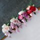thumbnail image 4 of Ramillete de flores Té Rosa Clavel Boutonniere Pin Accesorio de recepción Púrpura rosado Gloria Ramo de Boutonniere de boda, 4 of 7