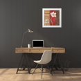 thumbnail image 3 of Robinson, Carol 26x26 White Modern Wood Framed Museum Art Print Titled - Spice Stripes I, 3 of 4