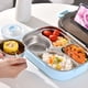 thumbnail image 3 of Lonchera Bento con aislamiento térmico de 5 compartimentos | Lonchera portátil de acero inoxidable para estudiantes con cierre hermético y bolsa térmica | Mantiene la comida caliente de 2 a 4 hora, 3 of 3