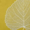thumbnail image 2 of 16" x 16" Simply Daisy Leaf Study Polyester Accent Pillow, Mustard Qty 1, 2 of 6