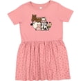 thumbnail image 3 of Inktastic Cute Horse, Sheep, Cow, Pig, and Rooster Farm Animals Girls Toddler Dress, 3 of 5