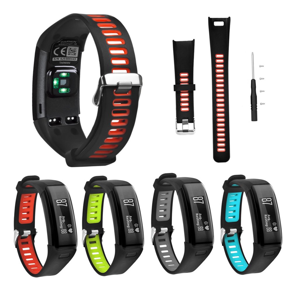 For Garmin Vivosmart Hr Two-tone Strap Watchbands Bracelet With Screwdriver | Walmart Canada