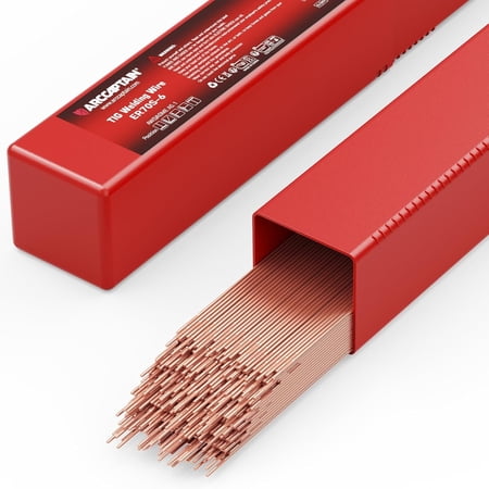 ARCCAPTAIN Mild Steel TIG Welding Rod ER70S-6 Welding Wire Filler Rod 3/32 X 16 5LB