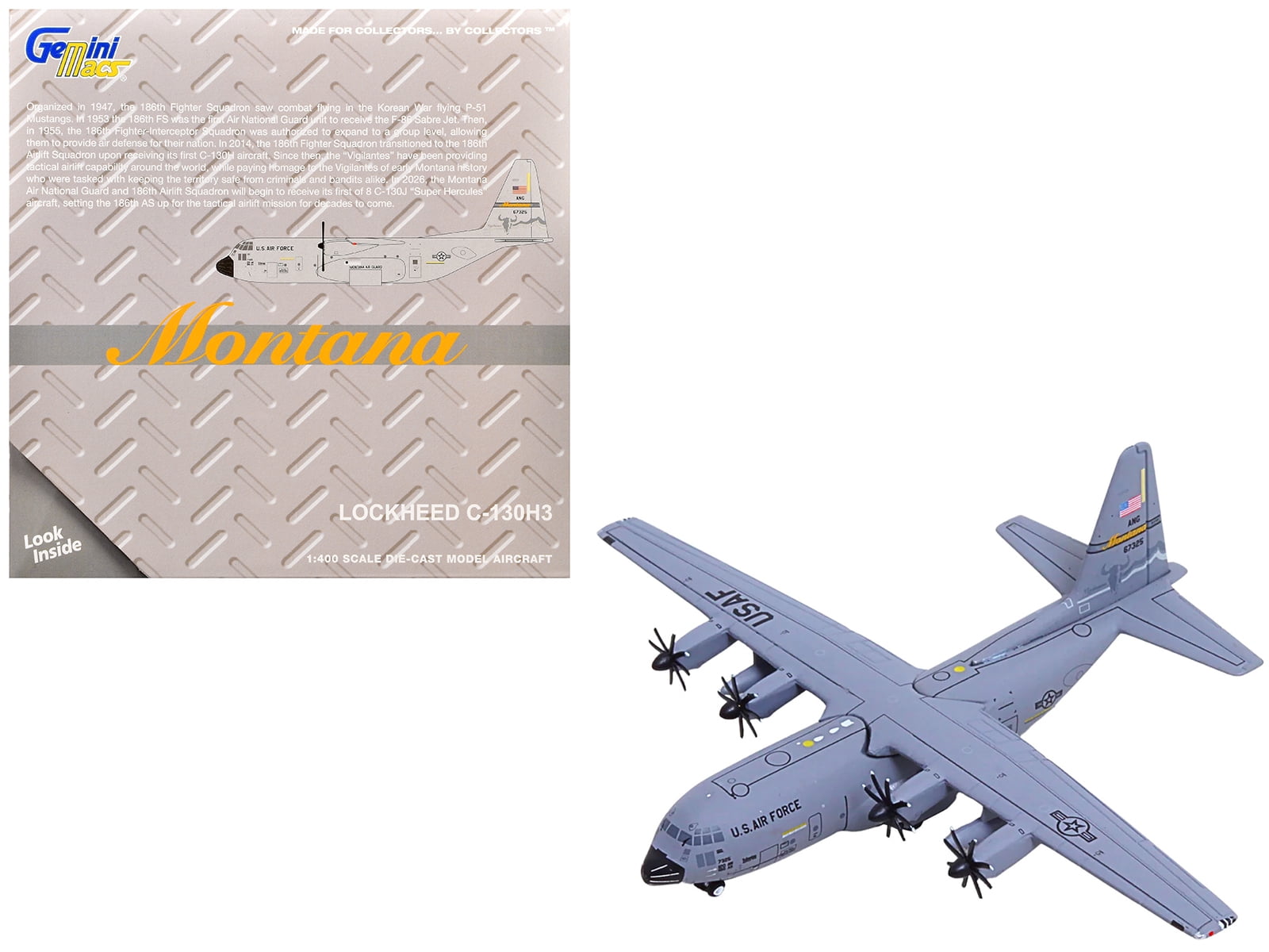 Gemini Jets GJ2078 1-400 Scale Registration No.932AK Orca Alaska