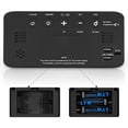 thumbnail image 5 of Superhög väckarklocka för tunga sovare, digital klocka med 7-färgs nattljus, justerbar volym, dimmer, USB-laddare, små klockor för sovrum, 5 of 5