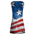 thumbnail image 4 of Patlollav Trendy Dresses for Womens Summer Casual Tank Top Dress Independence Day Print Dress, 4 of 7