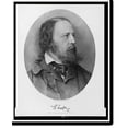 thumbnail image 2 of Historic Framed Print, [Alfred Lord Tennyson, bust portrait, facing right], 17-7/8" x 21-7/8", 2 of 9