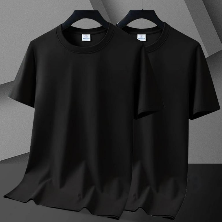 Fanxing 2 Pack Men's Tshirts Tall and Big T Shirt
